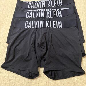 NWOT Men's 3 Pair Calvin Klein Underwear Size Large Black